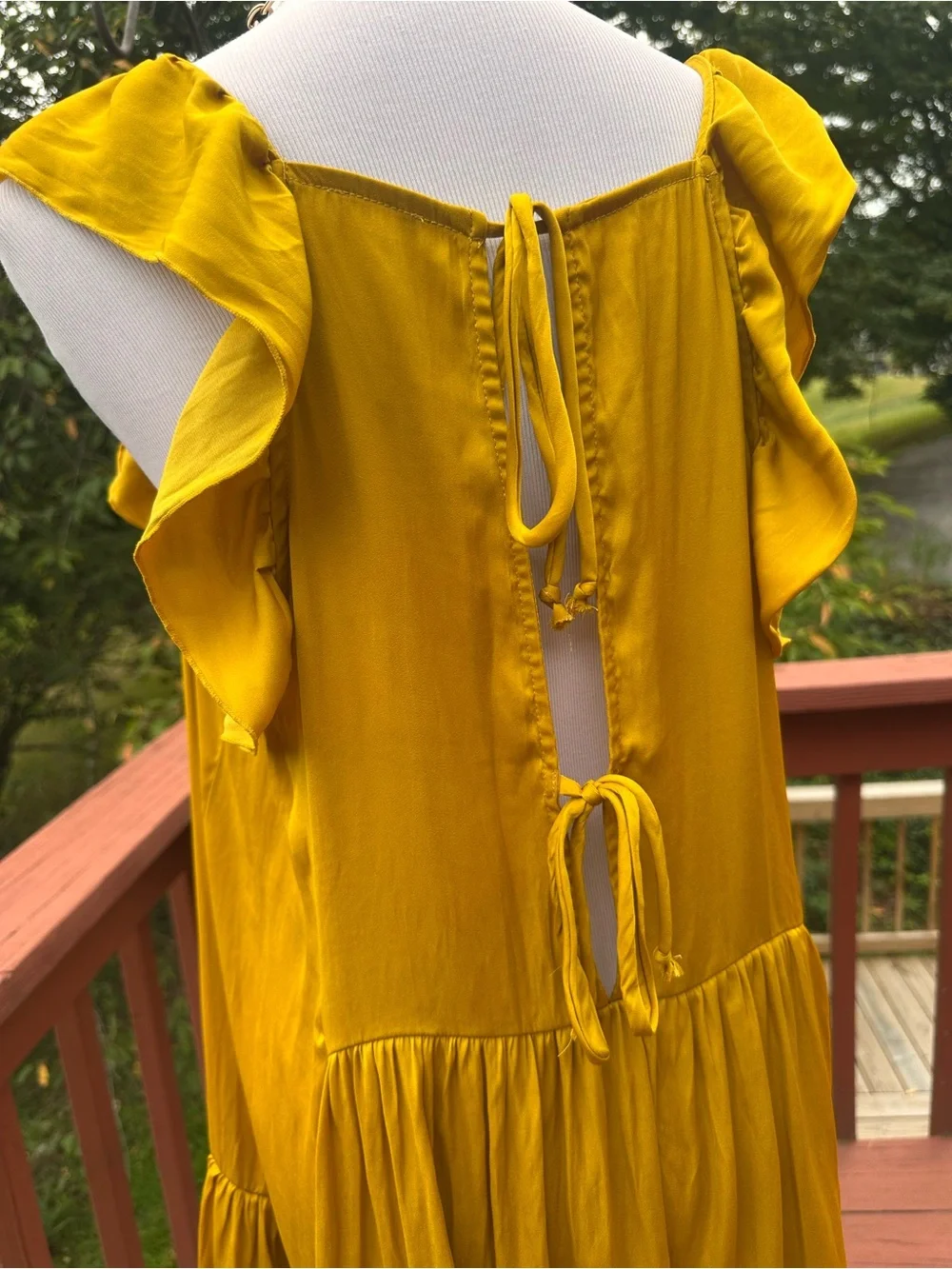 Free People Want Your Love Ruffled Mini Dress